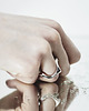 pierścionki srebrne Pierścionek WAVES thick / silver ring 6