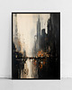 plakaty Plakat Abstrakcja Dark City v2 5