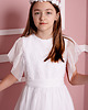 sukienki komunijne Biała strojna sukienka dziewczęca Sylvia - Al-Da for girls 5