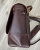 torby na ramię Teczka brązowa ze skóry listonoszka z klamrą z mosiądzu. 2