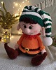 misie i maskotki Duży świąteczny elf  40 CM, Elf pluszowy 3