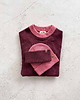 swetry damskie  BARIBAL RWS - bordowy sweter oversize a la bluza wełniana - 100% merino XS-S 4