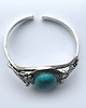 bransoletki z kamieni naturalnych Naturalny turkus bransoletka otwarta 1