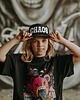t-shirty dla chłopców T-shirt oversize Teddyland czarna dziecko 6