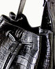 torby na ramię Grand "Le sac" black crocodile 4