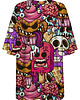 t-shirt damskie DR.CROW T-shirt Damski Oversize Dessert Monsters 1