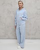 komplety damskie Lucia komplet z rozpinaną bluzą i szerokimi spodniami Baby Blue 5