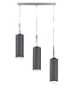 lampy wiszące 3-punktowa lampa wisząca do kuchni z abażurami w kształcie tuby BORNEO 8