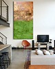 obrazy Duże nowoczesne obrazy do salonu metaliczne złocenia 80x160cm 1