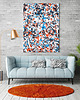 plakaty Plakat Abstrakcja Orange Blue 1