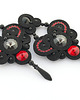 kolczyki soutache Czarne długie kolczyki soutache 4