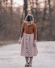 spódniczki dla dziewczynki Spódnica lniana MIDI 1
