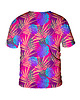 t-shirty męskie Męski T-shirt DR.CROW Palms Pink 1