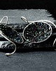 kolczyki wire wrapping Efektowne kolczyki z druzami czarnego minerału 5
