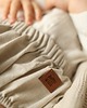 chłopiec - inne Komplet lniany koszula oversize off white i bloomersy beige 5