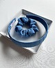 gumki do włosów Jedwabna scrunchie Blue 1
