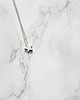 naszyjniki - inne Rhodium Plated Matt Star Necklace 1