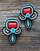 kolczyki soutache Etniczne kolczyki soutache 4