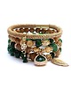 bransoletki z kamieni naturalnych Emerald and  sand vol. 7 /28.06.22/ -  set 2