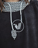 bluzy męskie Surf poncho plażowe AZTEC black, ręcznik kąpielowy 7