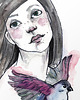 plakaty Plakat - ilustracja WRÓBEL 30x40cm 1