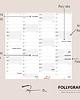 kalendarze i plannery Planer szkolny 2026/2027 ścienny - Święta, Niedz. Handlowe 70x100 2