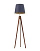 lampy podłogowe Drewniana lampa stojąca na 3 nogach ARUBA GOLD tripod trójnóg 9