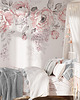 naklejki ścienne do pokoju dziecka Naklejka "Pink peonies-bouquet XXL" 1
