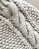 swetry damskie  Sweter handmade  chunky cable natural wełna merynosów bawełna alpaka 5