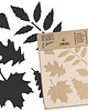 tapety i naklejki ścienne Szablon malarski scrapbooking // JESIENNE LIŚCIE 1