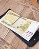 portfele męskie PORTFEL MĘSKI SKÓRZANY BANKNOTÓWKA T-10-BL 3