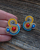 kolczyki soutache Qsambara- Etniczne kolczyki soutache 3