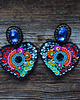 kolczyki soutache Kolekcja Frida - kolczyki kolorowe serca 3