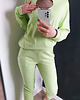 komplety damskie DRES BAWEŁNIANY SERCE I267 LIMONKA 2