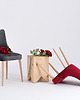 krzesła Wygodne krzesło KIKO - szare, buk naturalny 2
