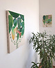 obrazy Obraz akwarelowy na płótnie 60x40 cm - Drzewo szczęścia i obfitości 2