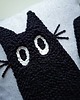 poduszki plecione Poduszka dekoracyjna  czarny kot halloween 4