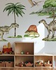 naklejki ścienne do pokoju dziecka Naklejki Dinozaury - Allozaur, Iguanodon, Pteranodon i Dimetrodon A213 6