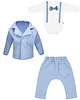 szatki, ubranie na chrzest Garniturek na chrzest dla niemowlaka WIKTOR 3