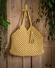 torby na ramię Makramowa torebka Beach Bag L pastelowa żółć 9