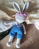 przytulanki dla niemowląt i dzieci Króliczek przytulanka bawełniana maskotka na szydełku Little Bunny 4