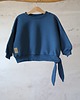 bluzy dla dziewczynki Bluza Oversize GRANATOWY KRÓLIK Z USZAMI 2