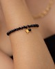 bransoletki - inne Bransoletka na zapięciu Tajemnicza Noc Kairu (4mm) - Pozłacana stal szlachetna 1