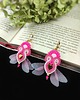 kolczyki soutache Kolczyki sutasz Stardust Pink Fantasmagorie 1