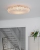 plafony Lniana lampa sufitowa Linen o średnicy 70 cm 2