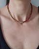chokery Naszyjnik choker ROOTS jaspis czerwony, prasiolit, hematyt 3