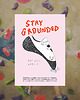 plakaty STAY GROUNDED plakat wspinaczka/bouldering 1