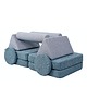 meble do pokoju dziecka Sofa modułowa dla dzieci Playlo Niebieska 2