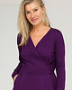 sukienki maxi damskie Sukienka kopertowa CHRISTINA fioletowa 1