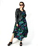 sukienki maxi damskie Wakacyjna SUKIENKA w kwiaty maxi, autorski print  lilie wodne 100% wiskoza 5